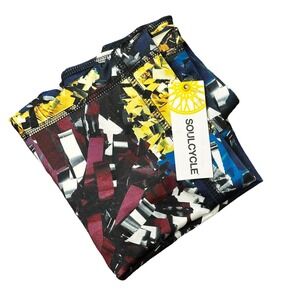 Zara Terez Soul Cycle Capri Leggings Womens Size XS Pom Pom Cheer Active NWT $86